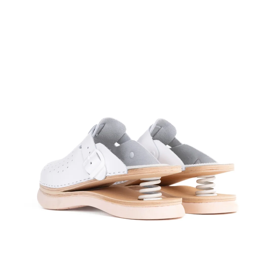 Feder klompe Biancomolina od prirodne goveđe kože s amortizerskim potplatom Feder klompe Biancomolina od prirodne goveđe kože s amortizerskim potplatom