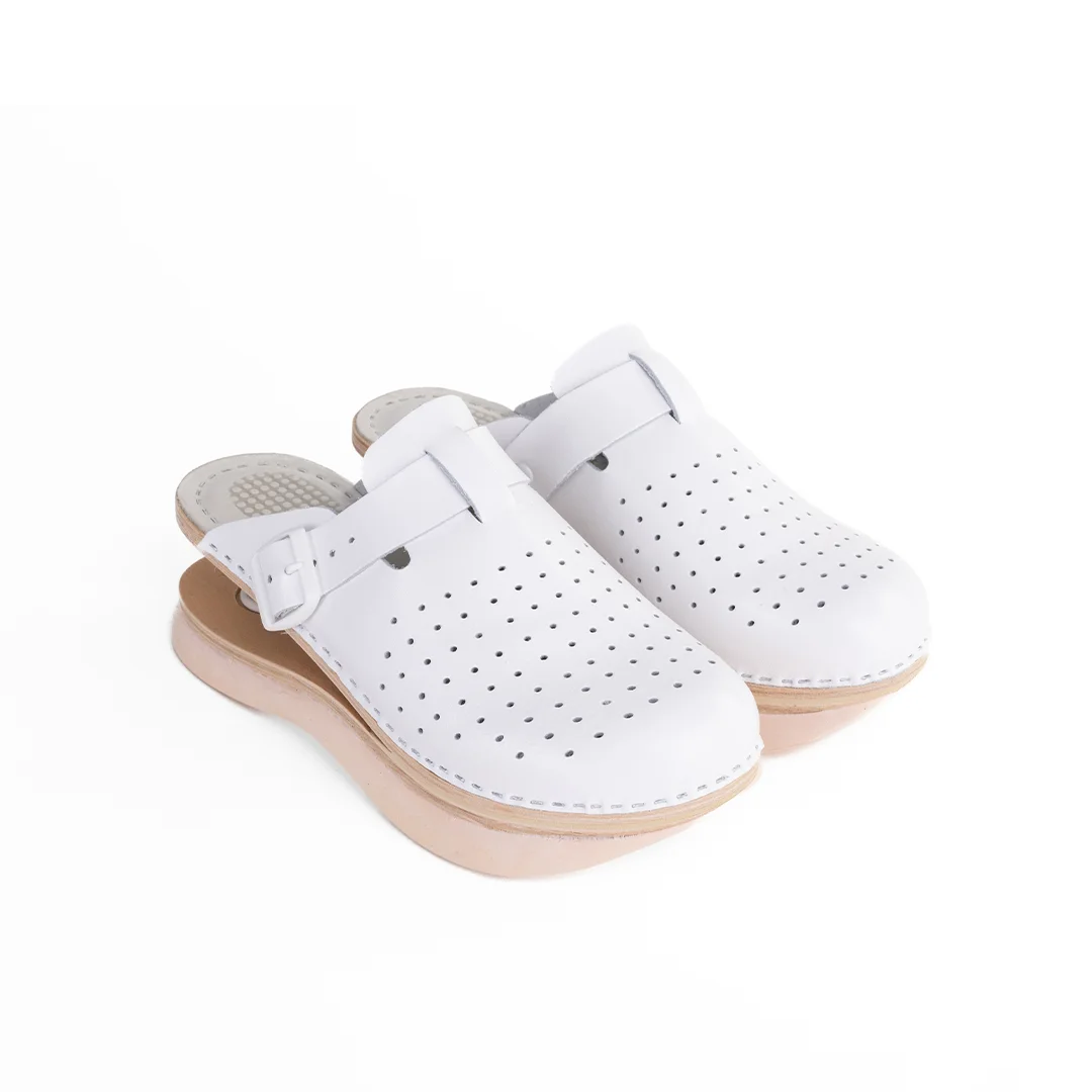 Feder klompe Biancomolina od prirodne goveđe kože s amortizerskim potplatom Feder klompe Biancomolina od prirodne goveđe kože s amortizerskim potplatom