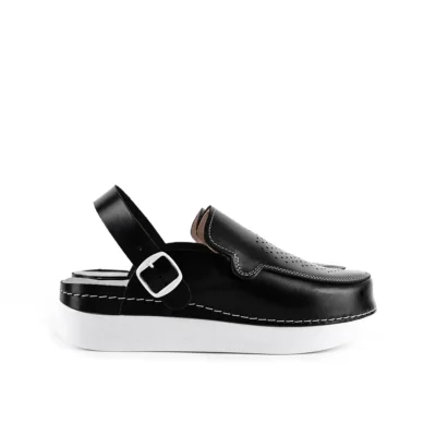 Muške anatomske klompe MPG Biancomolina od prirodne kože s mekanim PU potplatom i anatomskim uloškom na webshopu HealthandBeauty.hr