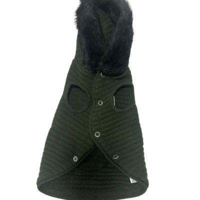 Kaputić za pse od vune i kašmira, made in Italy